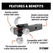 MULTI-BALL MOUNT WITH TOW HOOK